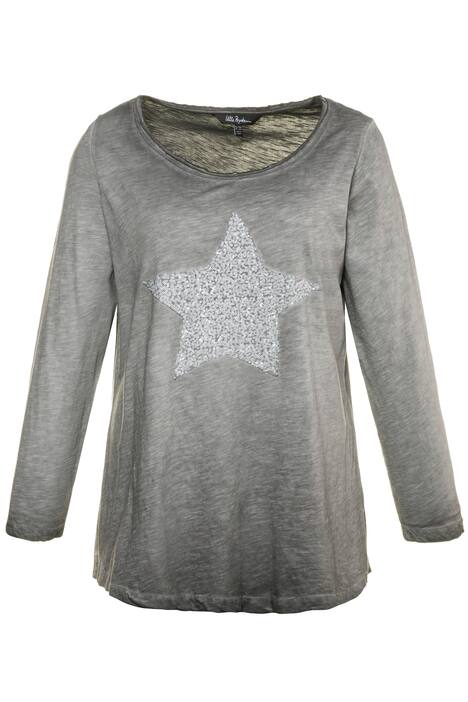 Cold Dye Sequin Star Classic Fit CottonTee
