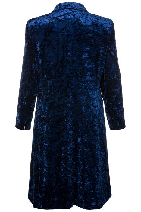 Panne Velvet One Button Design Lined Jacket