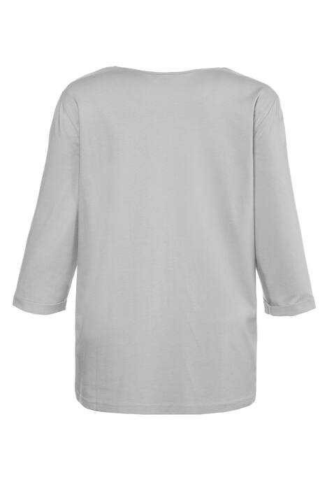 Shirt, Comic-Motiv, Oversized, Regenbogen-Schrift