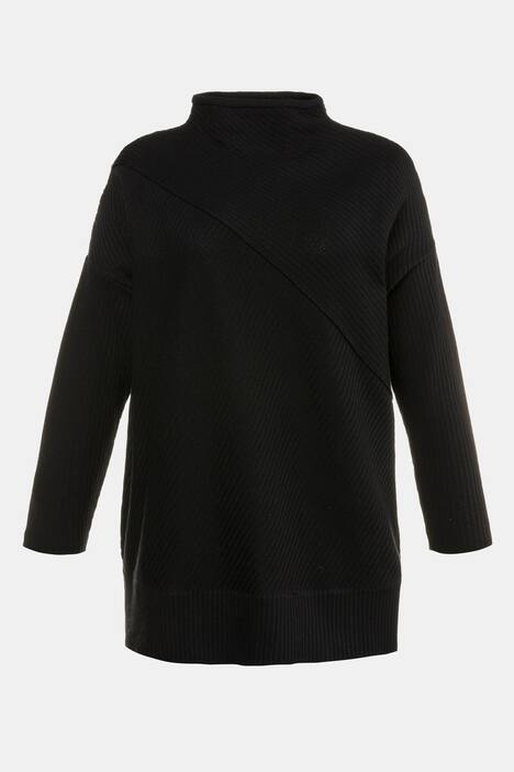 Oversized-Pullover, überschnittene Schulter, Langarm