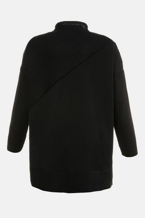 Oversized-Pullover, überschnittene Schulter, Langarm
