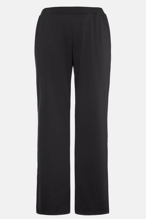 Jersey Knit Elastic Waist Mary Fit Straight Leg Pants