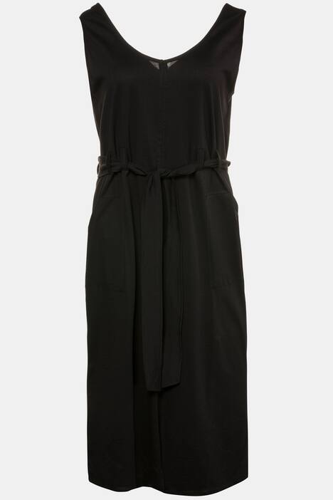 Kleid, Trägerform, Bindegürtel, Biobaumwolle