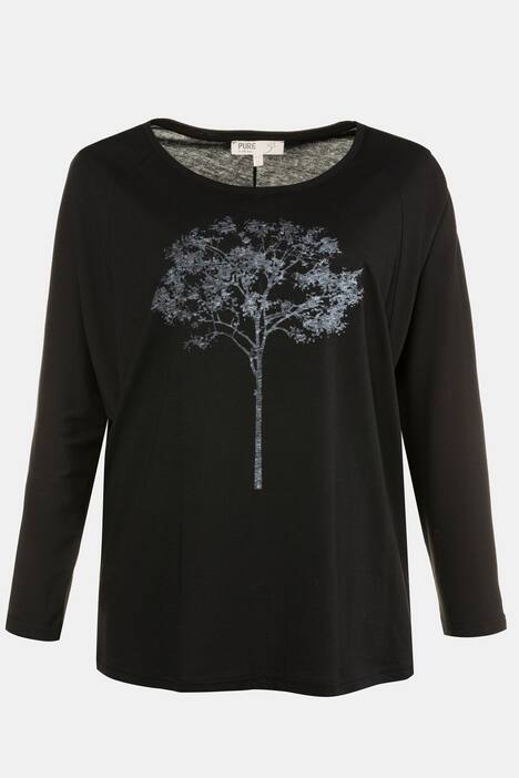 Shirt, weiter Fledermausarm, Biobaumwolle