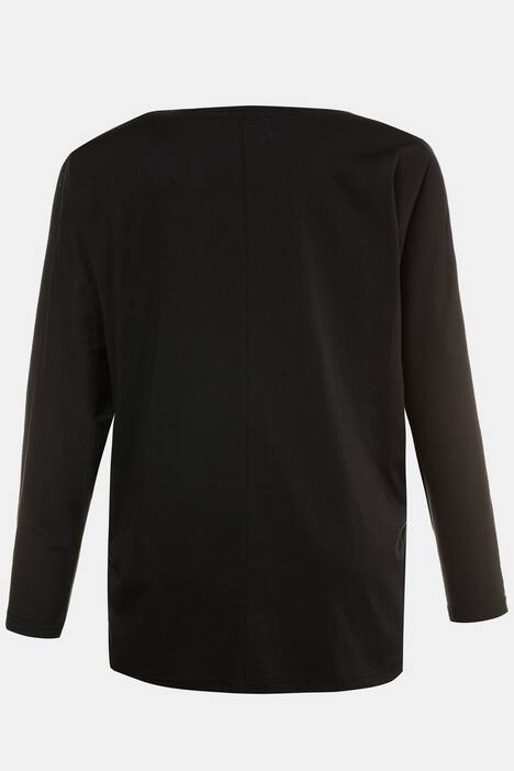 Shirt, weiter Fledermausarm, Biobaumwolle