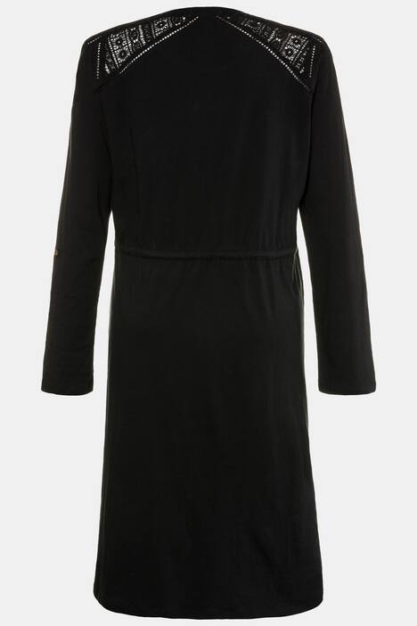 Kleid, Spitze, Bindegürtel, Krempelriegel, Biobaumwolle