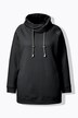 Sweat-shirt à large col montant, poches et manches longues raglan