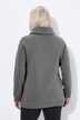Sweat-shirt à large col montant, poches et manches longues raglan