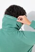 Sweat-shirt à large col montant, poches et manches longues raglan