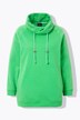 Sweat-shirt à large col montant, poches et manches longues raglan