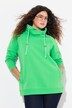 Sweat-shirt à large col montant, poches et manches longues raglan