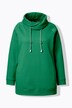 Sweat-shirt à large col montant, poches et manches longues raglan
