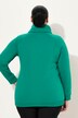 Sweat-shirt à large col montant, poches et manches longues raglan