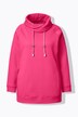 Sweat-shirt à large col montant, poches et manches longues raglan