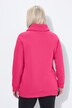 Sweat-shirt à large col montant, poches et manches longues raglan