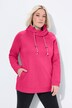 Sweat-shirt à large col montant, poches et manches longues raglan