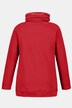 Sweat-shirt à large col montant, poches et manches longues raglan