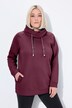 Sweatshirt, wijde opstaande kraag, zakken, lange raglanmouw