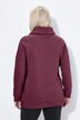 Sweatshirt, wijde opstaande kraag, zakken, lange raglanmouw