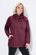 Sweatshirt, wijde opstaande kraag, zakken, lange raglanmouw