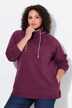 Sweatshirt, wijde opstaande kraag, zakken, lange raglanmouw