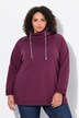 Sweatshirt, wijde opstaande kraag, zakken, lange raglanmouw