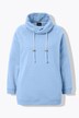 Sweat-shirt à large col montant, poches et manches longues raglan