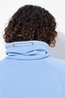 Sweat-shirt à large col montant, poches et manches longues raglan