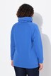 Sweat-shirt à large col montant, poches et manches longues raglan