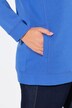 Sweat-shirt à large col montant, poches et manches longues raglan