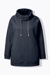 Sweat-shirt à large col montant, poches et manches longues raglan