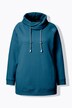 Sweatshirt, bred ståkrave, lommer og lange raglanærmer