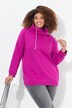Sweatshirt, weiter Stehkragen, Taschen, Raglan-Langarm
