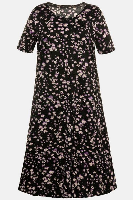 Kleid, geblümt, Halbarm