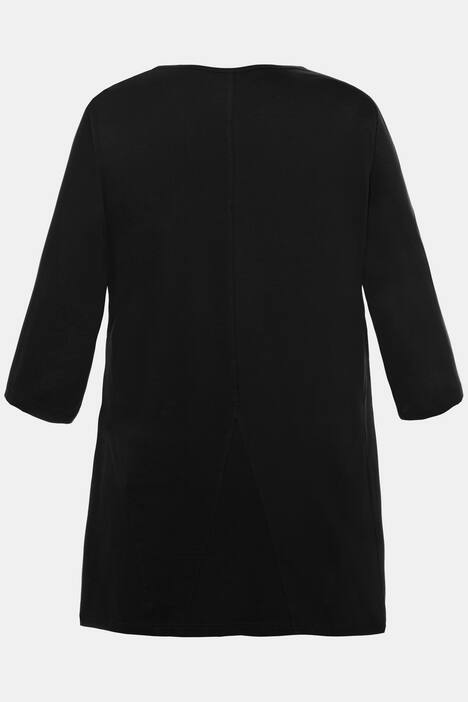 Longshirt, V-Ausschnitt, 3/4-Ärmel