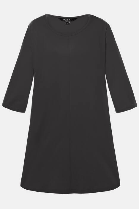 Longshirt, Schmucknaht, Pocket, 3/4-Ärmel, A-Line