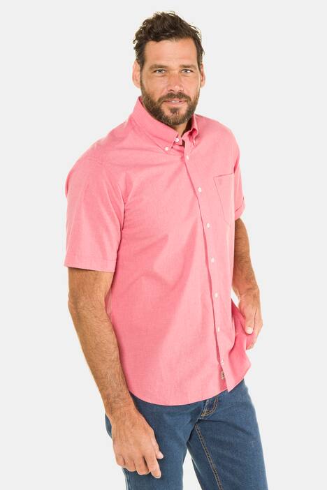 Halbarm-Hemd, Buttondown-Kragen, Modern Fit