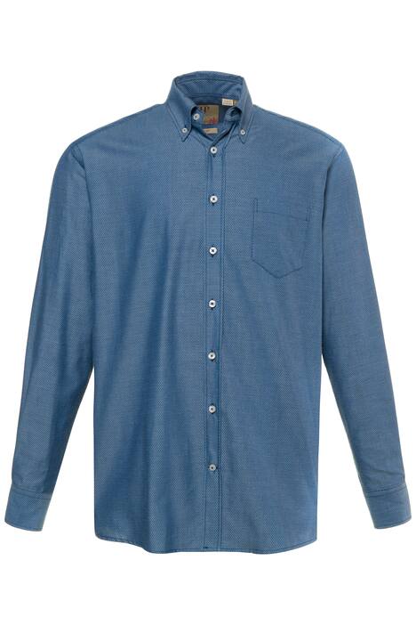 Hemd, Rautenmuster, Buttondown-Kragen, Comfort Fit