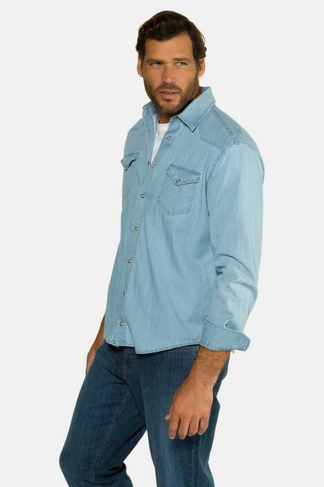 denim overhemd