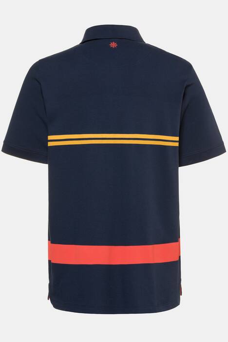 Poloshirt, Ringel, Piqué, Halbarm.