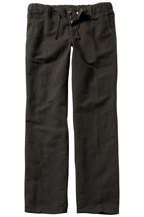 Linen Blend Straight Fit Pants