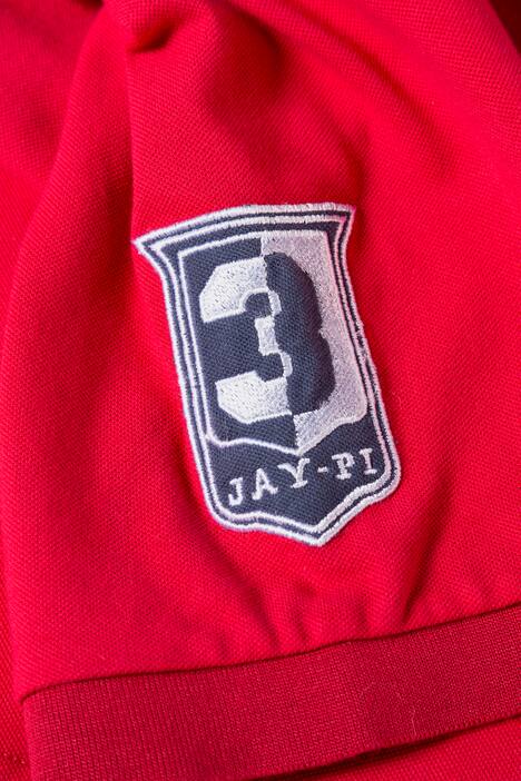 Poloshirt, Piqué, Unterkragen mit Streifen