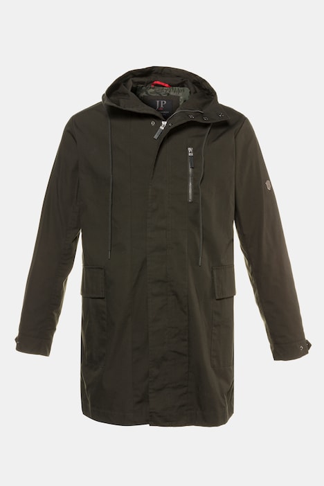 Contrast Camo Lined Parka