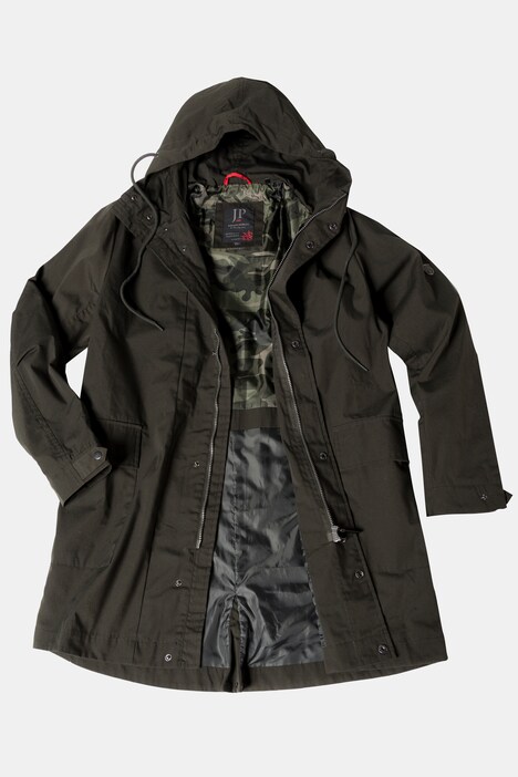 Contrast Camo Lined Parka