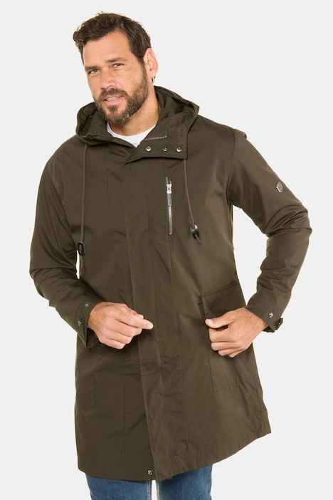 Contrast Camo Lined Parka