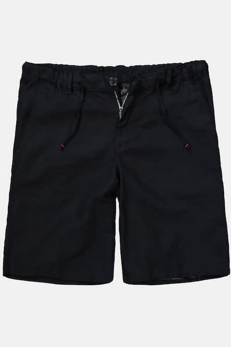 Linen Blend Bermuda Shorts
