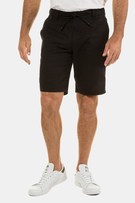 Linen Blend Bermuda Shorts