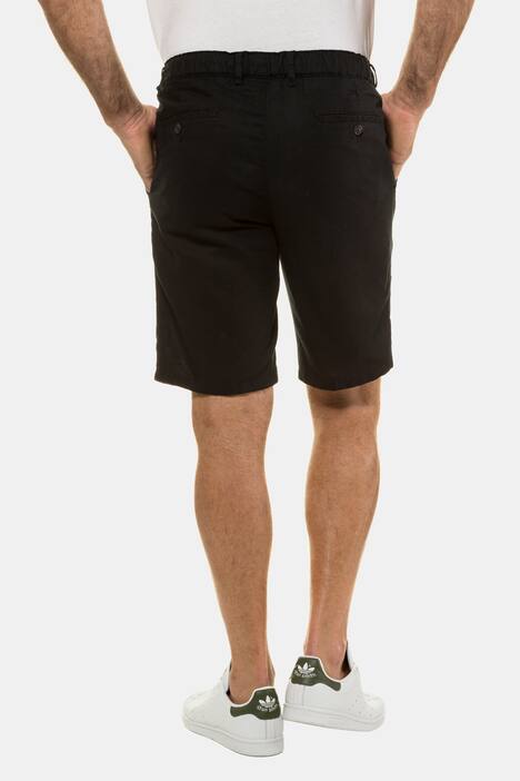 Linen Blend Bermuda Shorts