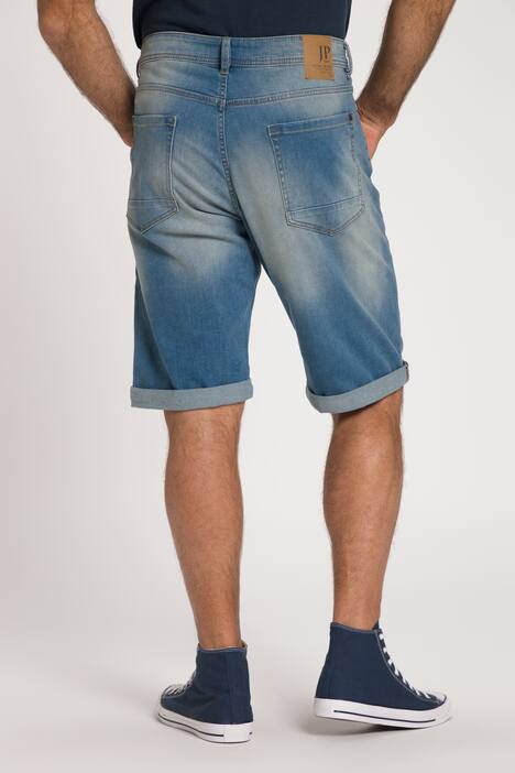 Bermuda, Superstretch-Denim, 5-Pocket
