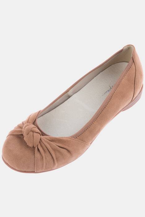 Ballerinas, Zierknoten, gesteppter Einstieg, Weite H